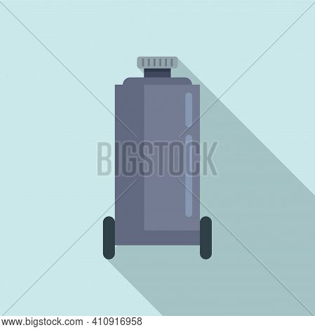 Unit Air Compressor Icon. Flat Illustration Of Unit Air Compressor Vector Icon For Web Design