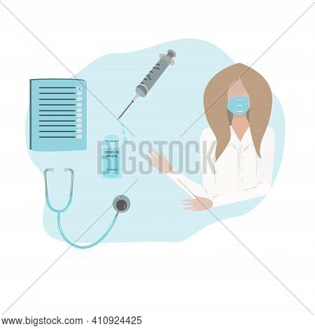 People, having ,receiving an injection, doctorgiving an injection divelopment