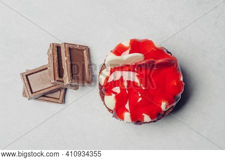 Cake Red Velvet Sweets Dessert Discrepancies Snack For Tea
