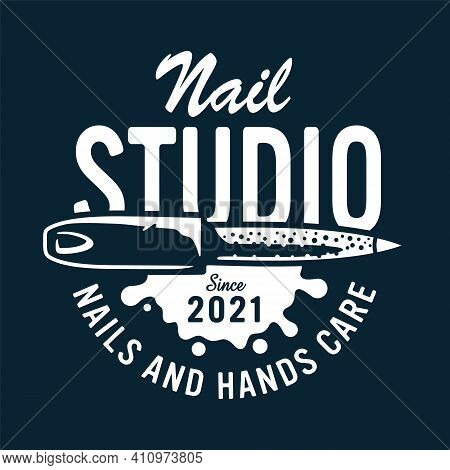 Beauty Emblem With Manicure Nailfile For Nail Bar