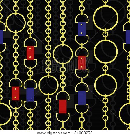 seamless pattern with chain