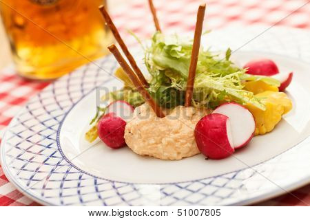 Obatzda  is a Bavarian cheese delicacy