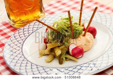 Obatzda  is a Bavarian cheese delicacy