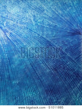 Abstract paint background: blue sky-like or water-like patterns. Great for art texture, grunge design, and vintage paper