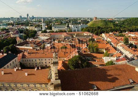 Lithuania. Vilnius Old Town in the summer