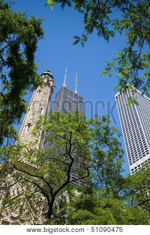 Chicago - June 7: John Hancock Center On June 7, 2013 In Chicago.chicago's Third-tallest Building Ha
