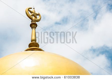 Singapore mosque tower at musjid Sultan