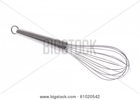 Whisk on white background