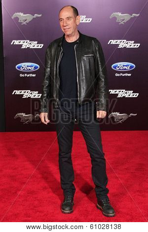 LOS ANGELES - MAR 6: Miguel Ferrer at the premiere of DreamWorks Pictures' 'Need For Speed' at TCL Chinese Theater on March 6, 2014 in Los Angeles, California