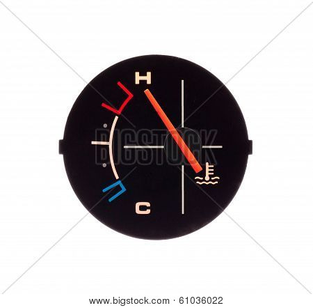 Temperature Guage Of A Motorbike