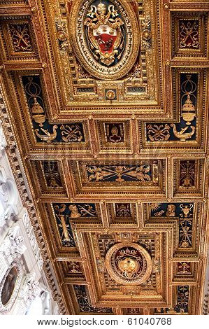 ROME, ITALY CIRCA MAY 2012 - Lateran Basilica San Giovanni interior