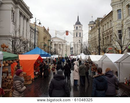 Kaziuko Fair On March 8, 2014 In Vilnius, Lithuania