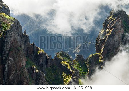 Pico Do Areeiro Mountain Pass, Madeira