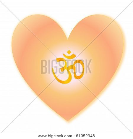 Aum in heart