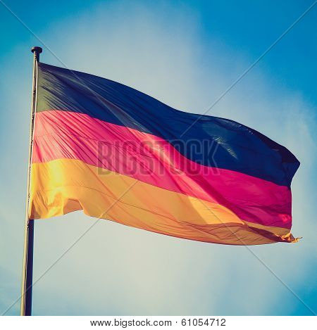 Retro Look German Flag