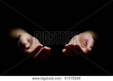 Hands Reaching Out