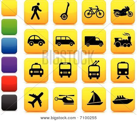 Transport elementów projektu ikony