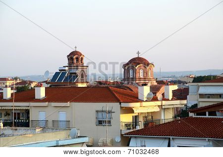 Greece. Morning In Nea Kallikratia