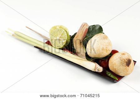 Ingredient For Tomyam Set (thai Food)