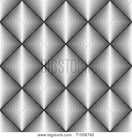 Design Seamless Diamond Trellised Pattern