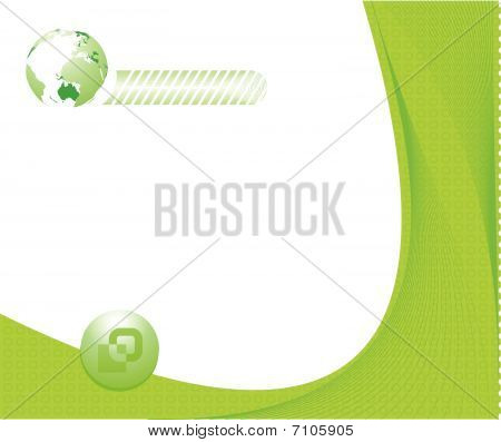 Certificado fondo verde