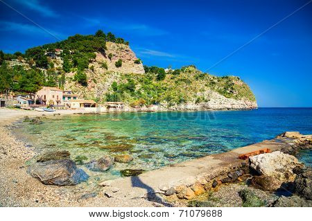 Famous Beach Isola Bella