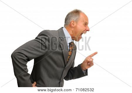 Angry Businessman