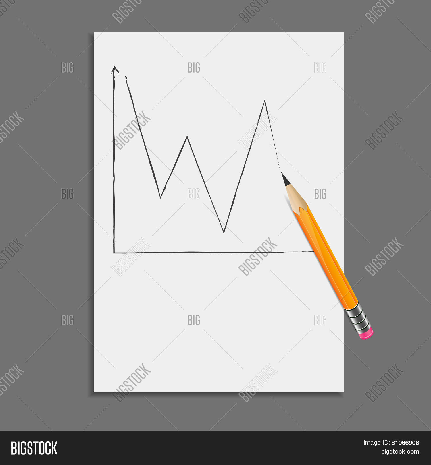 Sheet Paper Pencil Vector & Photo (Free Trial) Bigstock