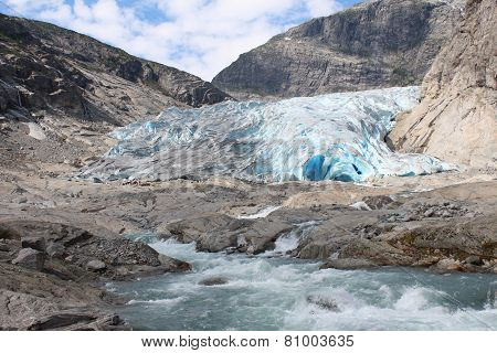 Nigardsbreen is a glacier in Norway.