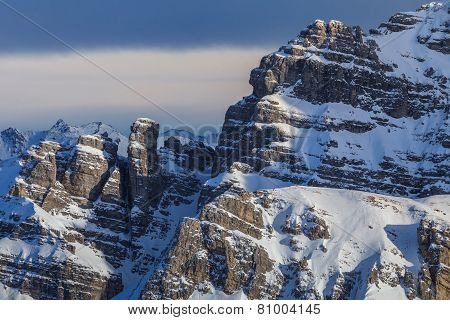 Winter Mountain Landscape In Austria