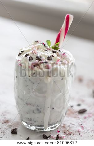healthy home made milkshake