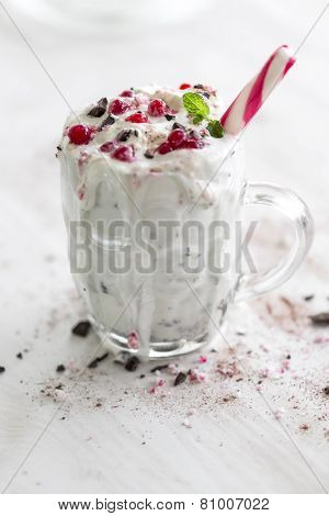healthy home made milkshake