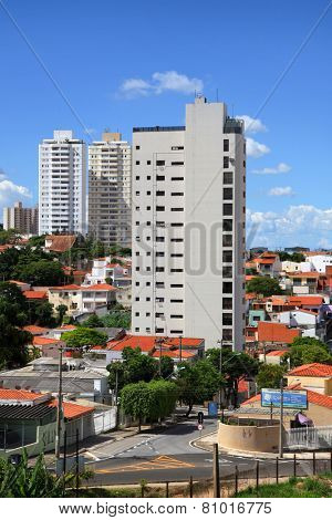 SOROCABA, BRAZIL - DECEMBER 08: Downtown Sorocaba in Brazil on December 08, 2014 in Sorocaba. Eighth largest city in Sao Paulo state, It exports to over 115 countries, with an income of $370m yearly