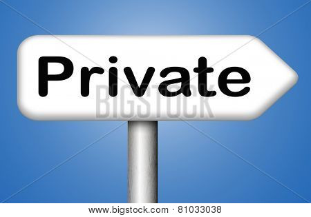 private information privacy and personal info