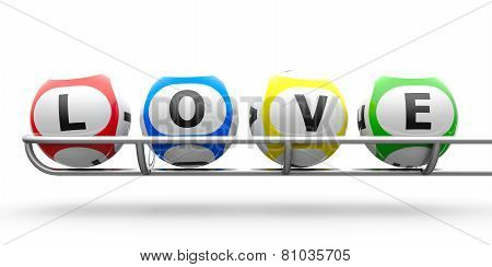 Lottery Balls Love
