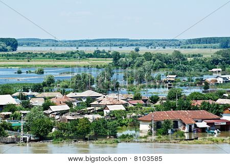 2010 年 7 月 5 日 Tulcea、ルーマニア ルーマニア悲惨な洪水をヒットします。