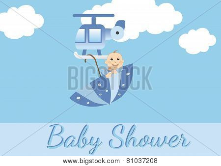 Baby Shower Card For Boys