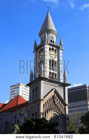 Historic church in Sao Paulo Brazil