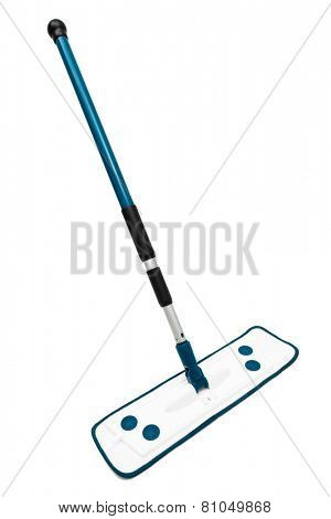 modern mop for washing floors on a white background