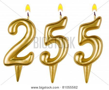 Candles Number Two Hundred Fifty Five