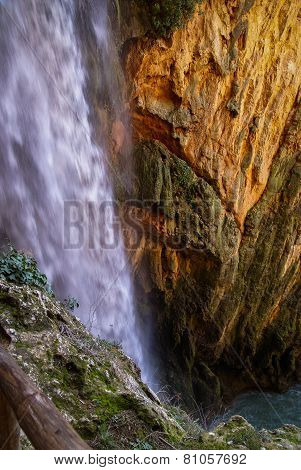 Waterfalls At Monasterio De Piedra, Zaragoza, Aragon, Spain