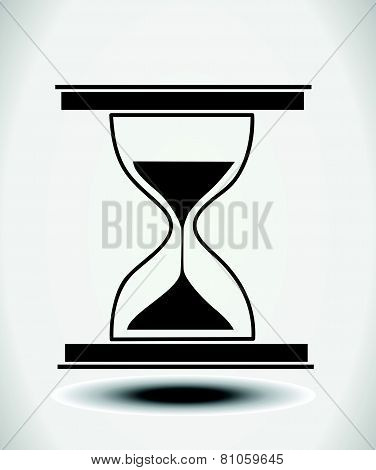 Hourglass vector icon