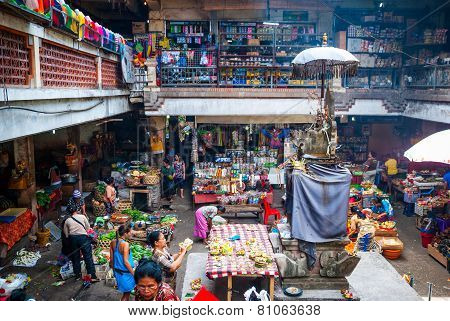 Local Market In Ubud, Bali, Indonesia