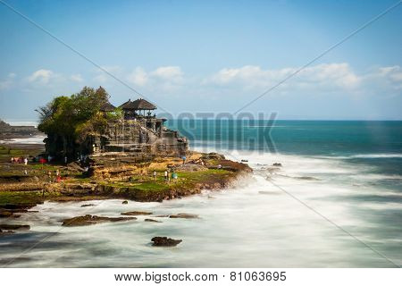 Tanah Lot Temple In Long Exposure, Bali