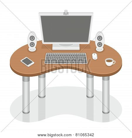Computer desk