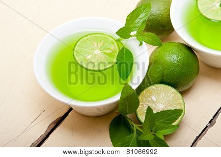Mint Infusion Tea Tisane With Lime