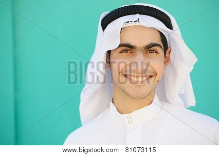 Positive Middle eastern young guy