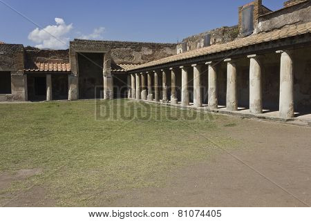 Stabian Thermal Baths Complex In Pompei