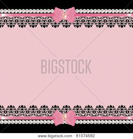 Background with pearls