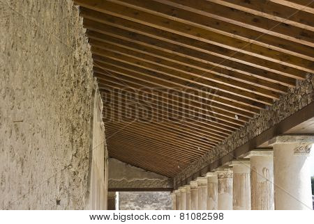 Stabian Thermal Baths Complex roofing detail
